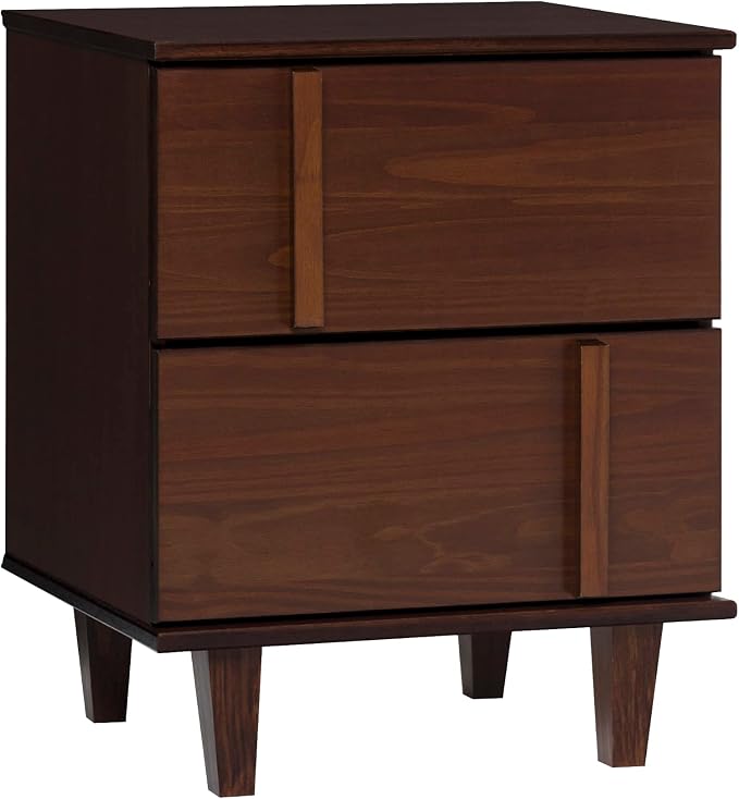 Walker Edison Sprague Contemporary Detailed Drawer Solid Wood Nightstand by WalkerEdison