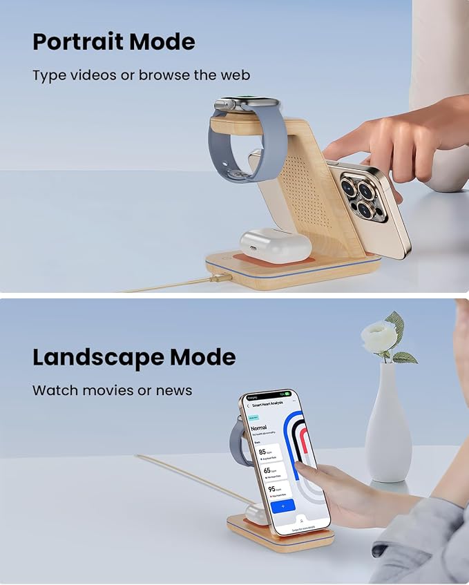 3 in 1 Wireless Charging, Wireless Charger Stand - Image 3
