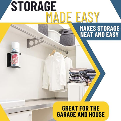 Koova Aerosol Spray Can Holder | Easy Install Wall Mount | Heavy-Duty Powder - Image 5