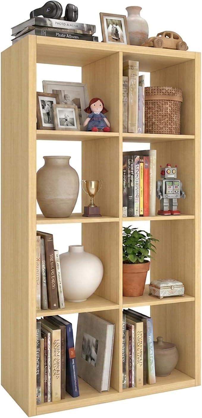 WannabeMyself【2026 Wooden Thick Frame】 8 Cube Storage Organizer by WannabeMyself