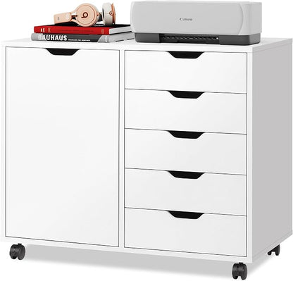 DEVAISE 5-Drawer Wood Dresser Chest by DEVAISE