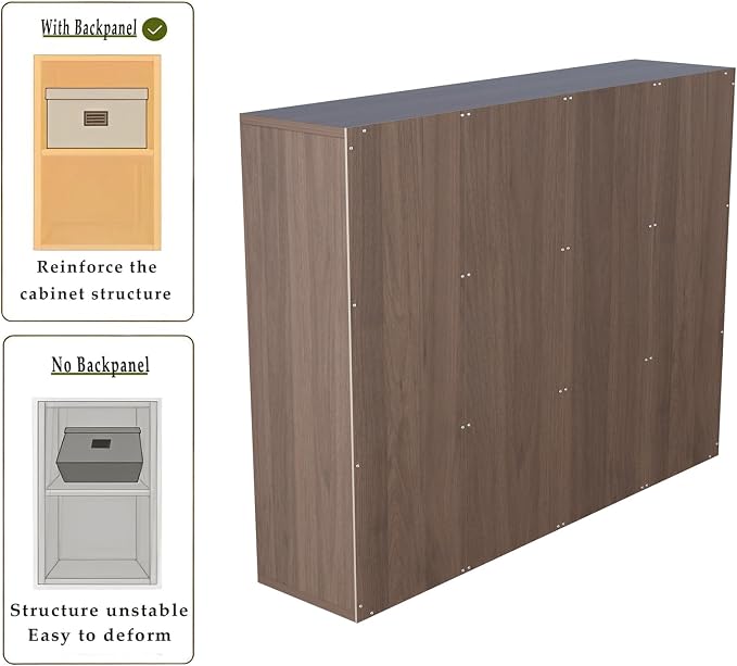 12-Cube Storage Shelf Bookcase - Image 6