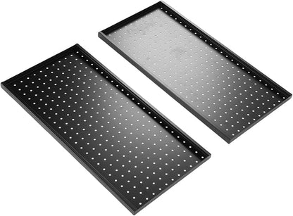 Hilitand Metal Pegboard Panels 2 Pack Heavy Duty Wall Mounted Tool Organizer - Image 8
