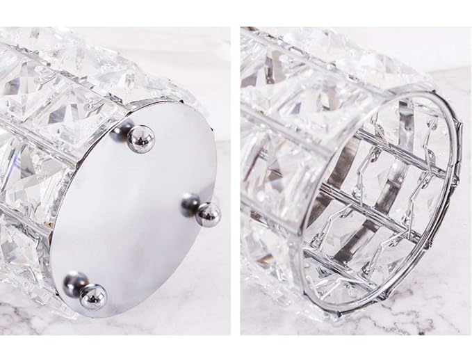 Silver Crystal Makeup Brushes Holder Organizer - Image 2