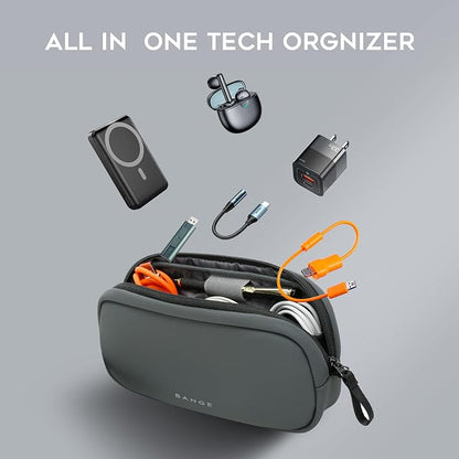BANGE Tech Organizer Travel Case, Tech Accessories Pouch Carry Storage Bag - Image 4