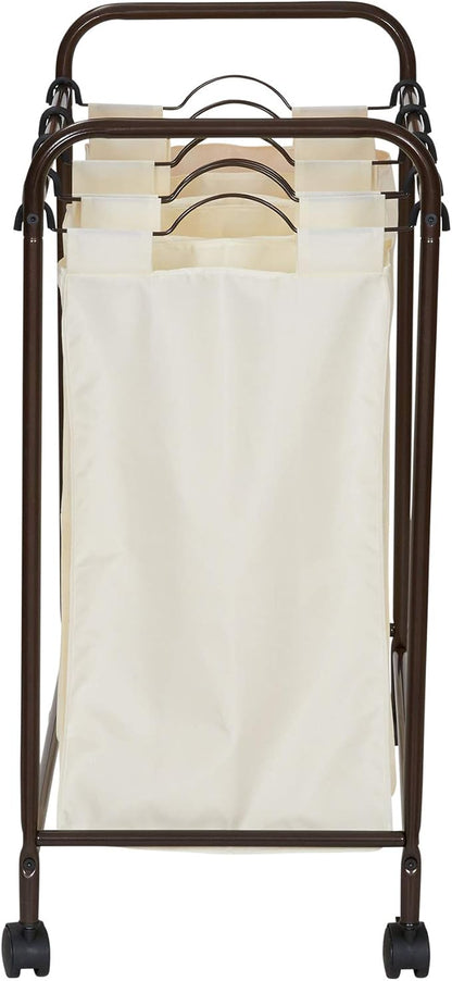 Household Essentials 7173 Rolling Quad Laundry Sorter - Image 9