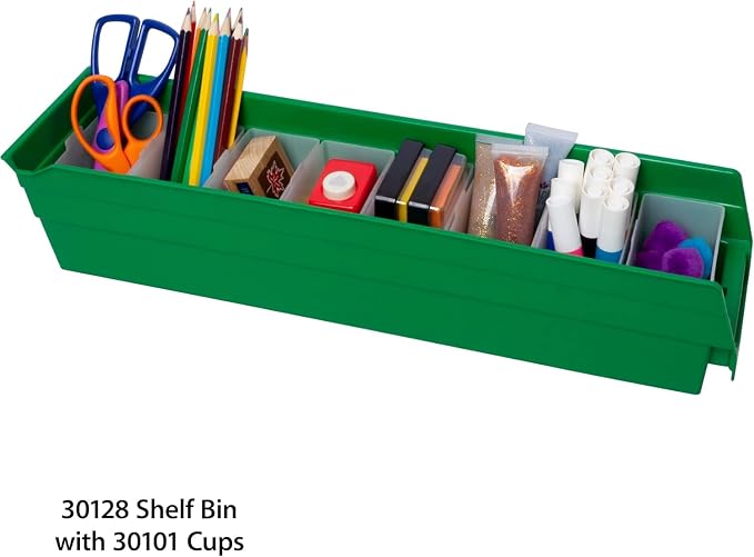 Akro-Mils 30128 Heavy Duty Plastic Shelf Bins, Refrigerator, Drawer Organization - Image 6