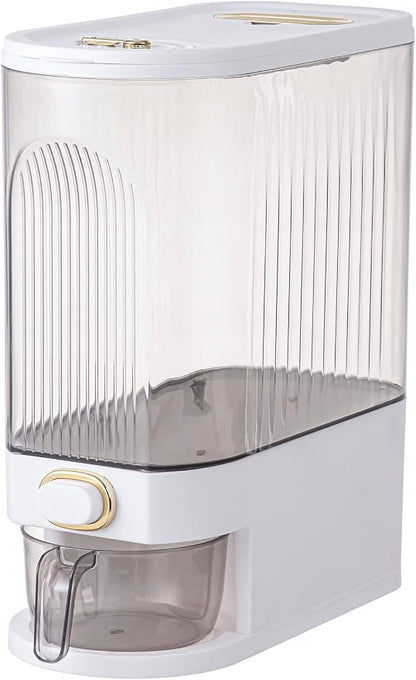 Sooyee Clear Rice Dispenser, Large Cereal Dispenser by Sooyee