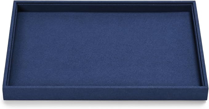 Microfiber Jewelry Tray Stackable Jewelry Drawer Organizer Trays Necklace - Image 7