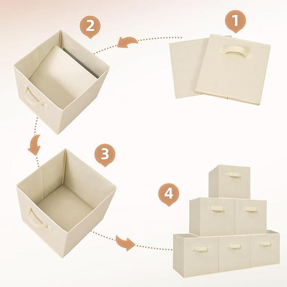 STORAGE MANIAC Storage Cubes, 11 Inch Collapsible Storage Bins - Image 6