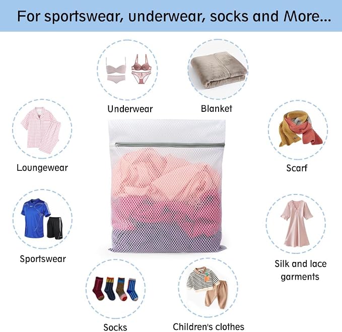 Vivifying Large Mesh Laundry Bags - Image 5