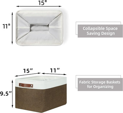HNZIGE Fabric Storage Baskets - Image 5
