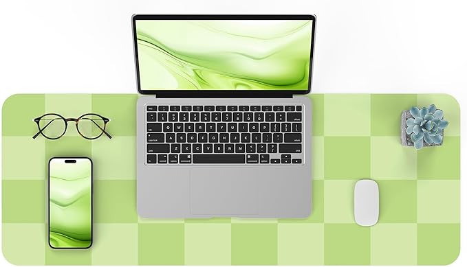 Non-Slip Desk Pad, Mouse Pad, Waterproof PU Leather Desk Protector, Large Desk by AFIING