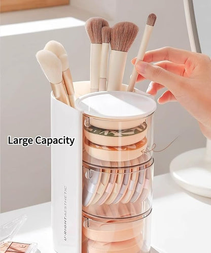 Makeup Organizer Rotating Tower Storage Box - Image 3