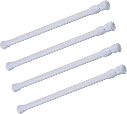 Cupboard Bars Tension Rods, 4 Pack Spring Tensions Rods 11.8-20 Inches Steel by Unknown