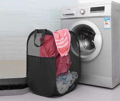 2 pop-up foldable mesh laundry baskets - Image 2