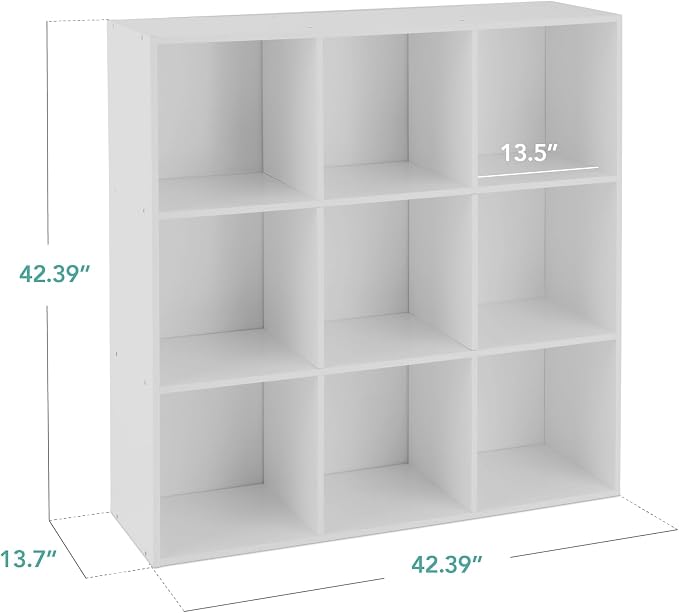 Best Choice Products 9-Cube Storage Organizer, 13.5in Shelf Opening, Display - Image 2