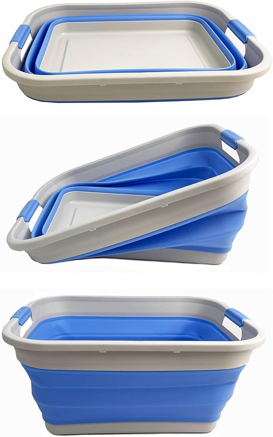 SAMMART 41L Collapsible Plastic Laundry Basket - Image 6