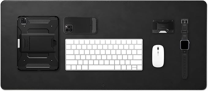 Spigen Desk Pad 35.4" x 15.7" Non-Slip Base Waterproof PU Leather Desk Mat Desk by Unknown