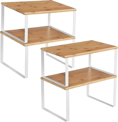 SONGMICS Cabinet Organizer Shelf, Kitchen Storage, Spice Rack, Expandable by SONGMICSbySONGMICSHOME