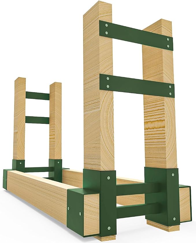 Outdoor Firewood Rack Bracket Kit by Fiwithy