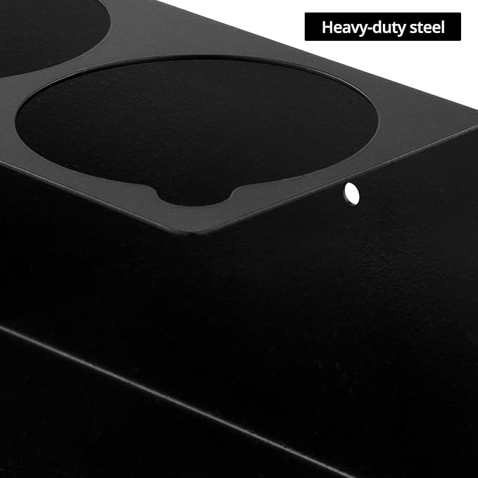 QWORK Heavy-Duty Aerosol Spray Can Holder Rack Organizer, Powder-Coated - Image 3