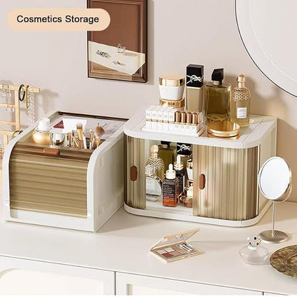 Desktop Storage Box Foldable and Assembly Free Sliding Door Design Ideal - Image 9