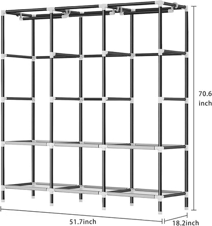 LOKEME Wardrobe Closet, Portable Closet - Image 7