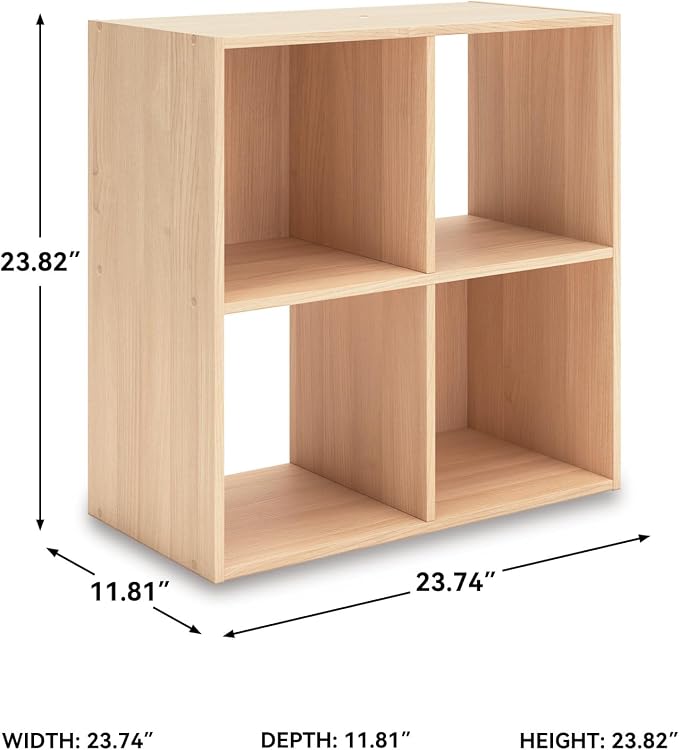 Signature Design by Ashley Piperton Contemporary 4 Cube Organizer - Image 3