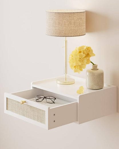 Floating Nightstand, Wall Mounted Night Stand - Image 5