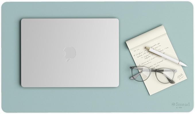 Smead Desk Pad, Vegan Leather Desk Mat by SMEAD