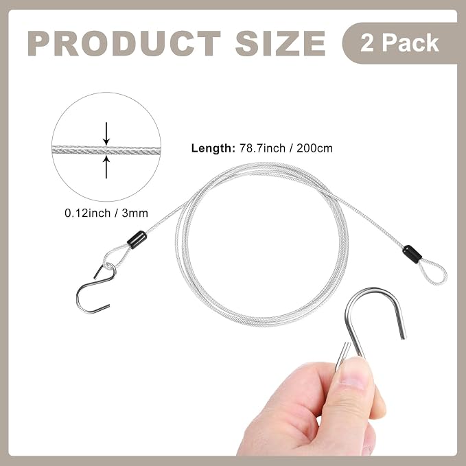 M METERXITY 2-Pack Bird Feeder Hanger - Image 3