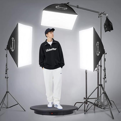JAYEGT Motorized Rotating Display Stand, 350Lbs Load，360 Degree Electric - Image 2