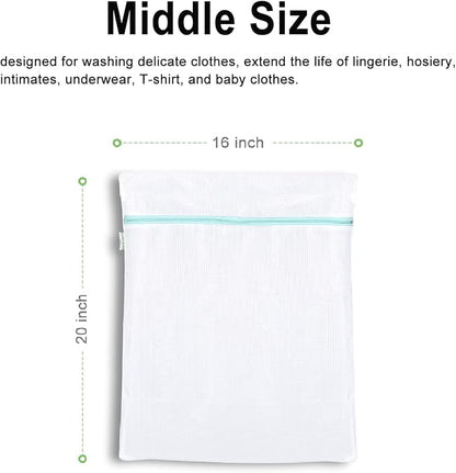 OTraki Mesh Washing Bags for Laundry 16x20 Inch Medium Mesh Bag Laundry Washer - Image 3