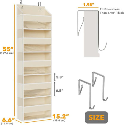 SpaceAid 2 Pack Over The Door Organizer - Image 2