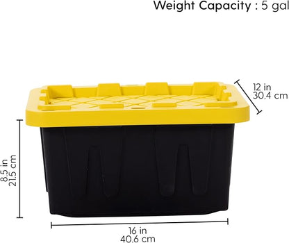 Plastic 5-Gallon Storage Tote - Image 5