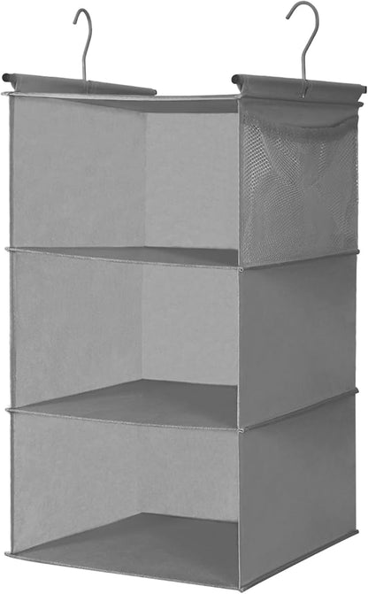 MAX Houser 3 Tier Shelf Hanging Closet Organizer, Closet Hanging Shelf - Image 8