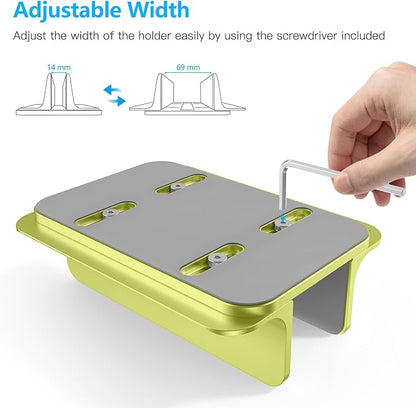 OMOTON Vertical Laptop Stand Holder, Desktop Aluminum Stand - Image 6