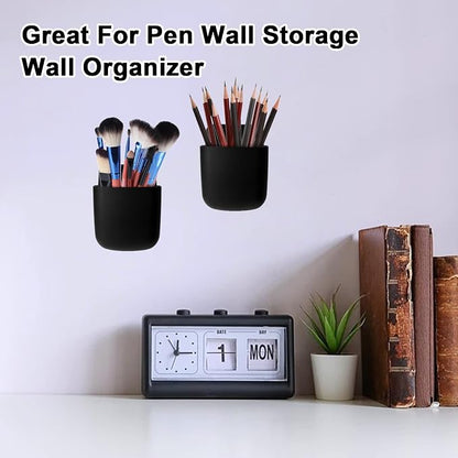 3 Pcs Remote Control Holder, Wall Mount Pen Holder Hole-Free Self Adhesive - Image 6