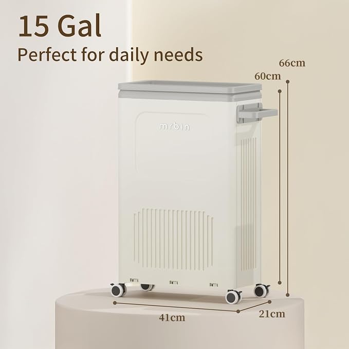 Mrbin Slim Plastic Storage Bins - Image 2