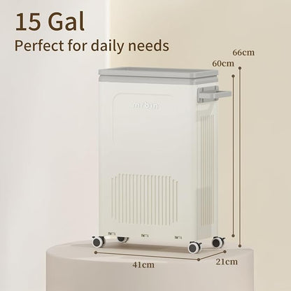 Mrbin Slim Plastic Storage Bins - Image 2