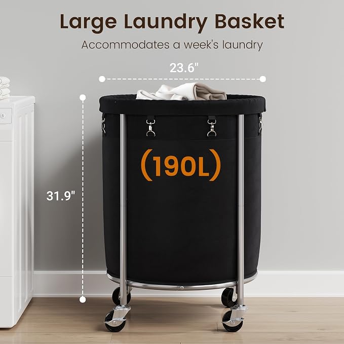 ELYKEN 190L Laundry Basket - Image 3