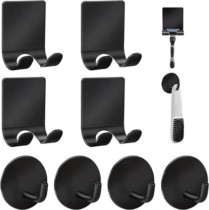 Diesisa Razor Holder for Shower + Adhesive Wall Hooks, Premium 304 Stainless by Home