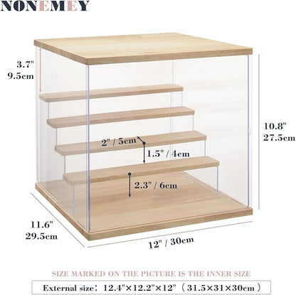 NONEMEY Clear Acrylic Display Case Stand - Image 5