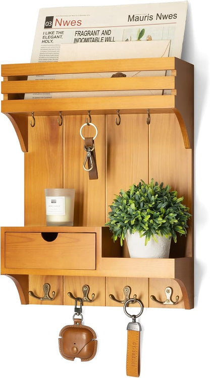 Rebee Vision Farmhouse Key Holder Wall Mount by REBEEVISION