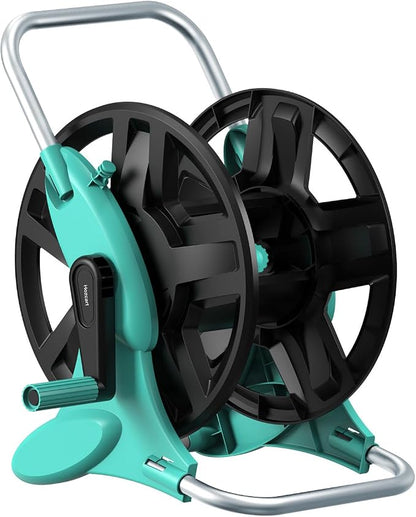 Garden Hose Reel Cart, Hose Holder Up to 50-100 Feet of 5/8" Hose, Wall Mounted by Unknown