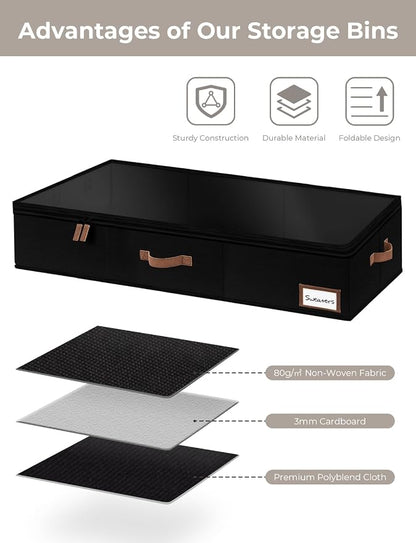 StorageWorks Extra Large Under Bed Storage Containers - Image 6