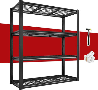 40W Garage Storage Shelves, 2200LBS Metal Storage Shelves, Adjustable Heavy by Unknown