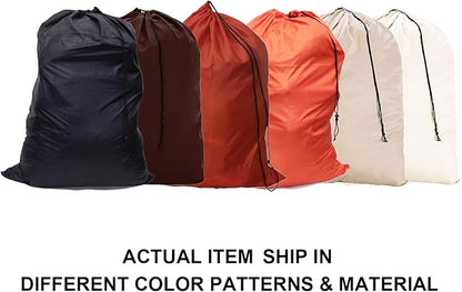 Extra Large Laundry Bag 6 Pack, Varied Colors, Travel Laundry Bags - Image 3