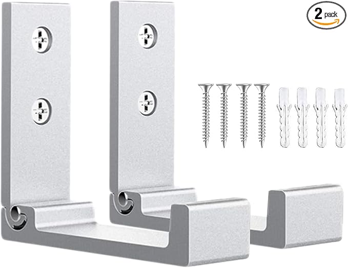 OHIYO Folding Wall Hooks 2PCS Foldable Hooks Bearing Load 33lb/15kg Wall by OHIYO